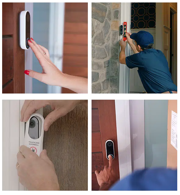 Upgrade front door security with a professionally installed video doorbell.